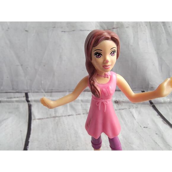 Polly Pocket Doll 3.5” Action Figure 2008 McDonalds Happy Meal Plastic Toy Read - Picture 2 of 6